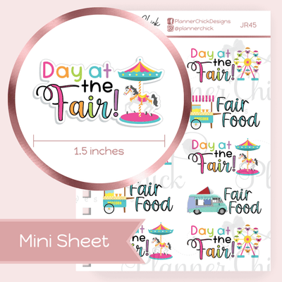 County Fair/Fair Food ~ Mini Sheet