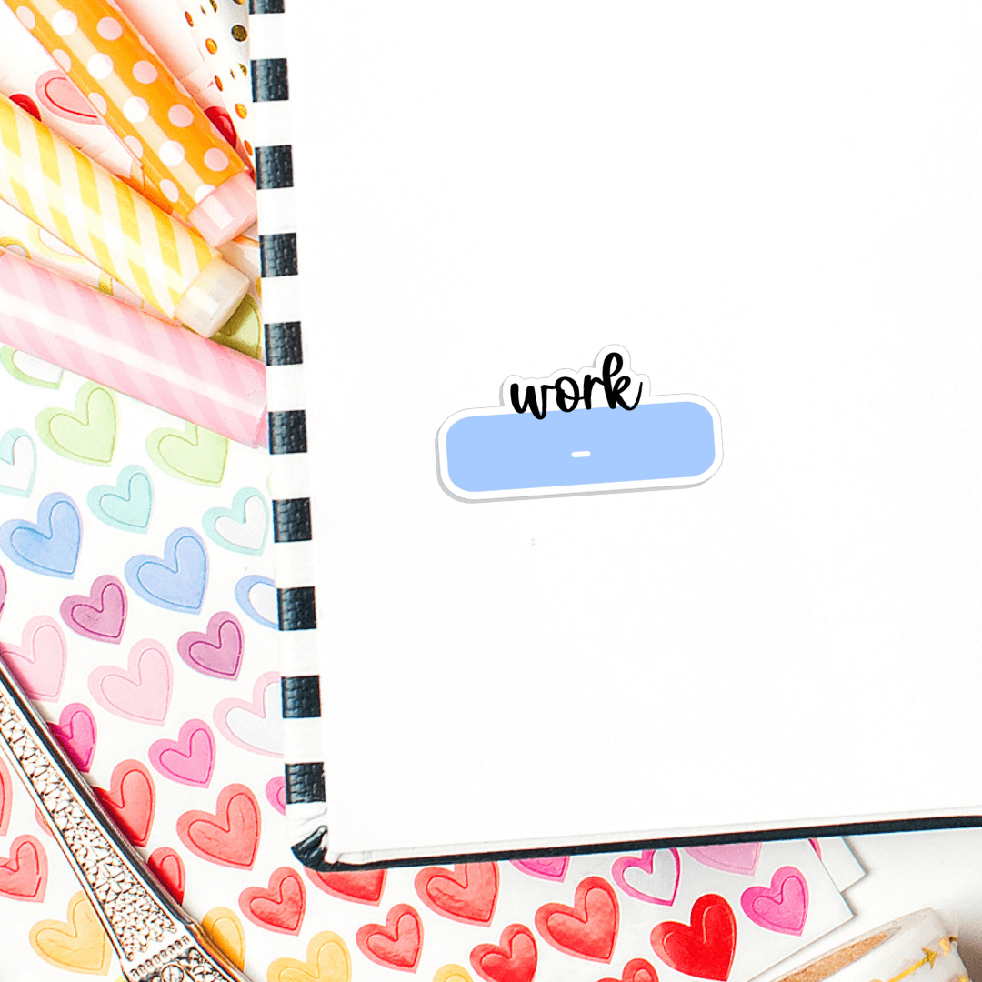 Mini Stickers ~ Work Hours – PlannerChickDesigns