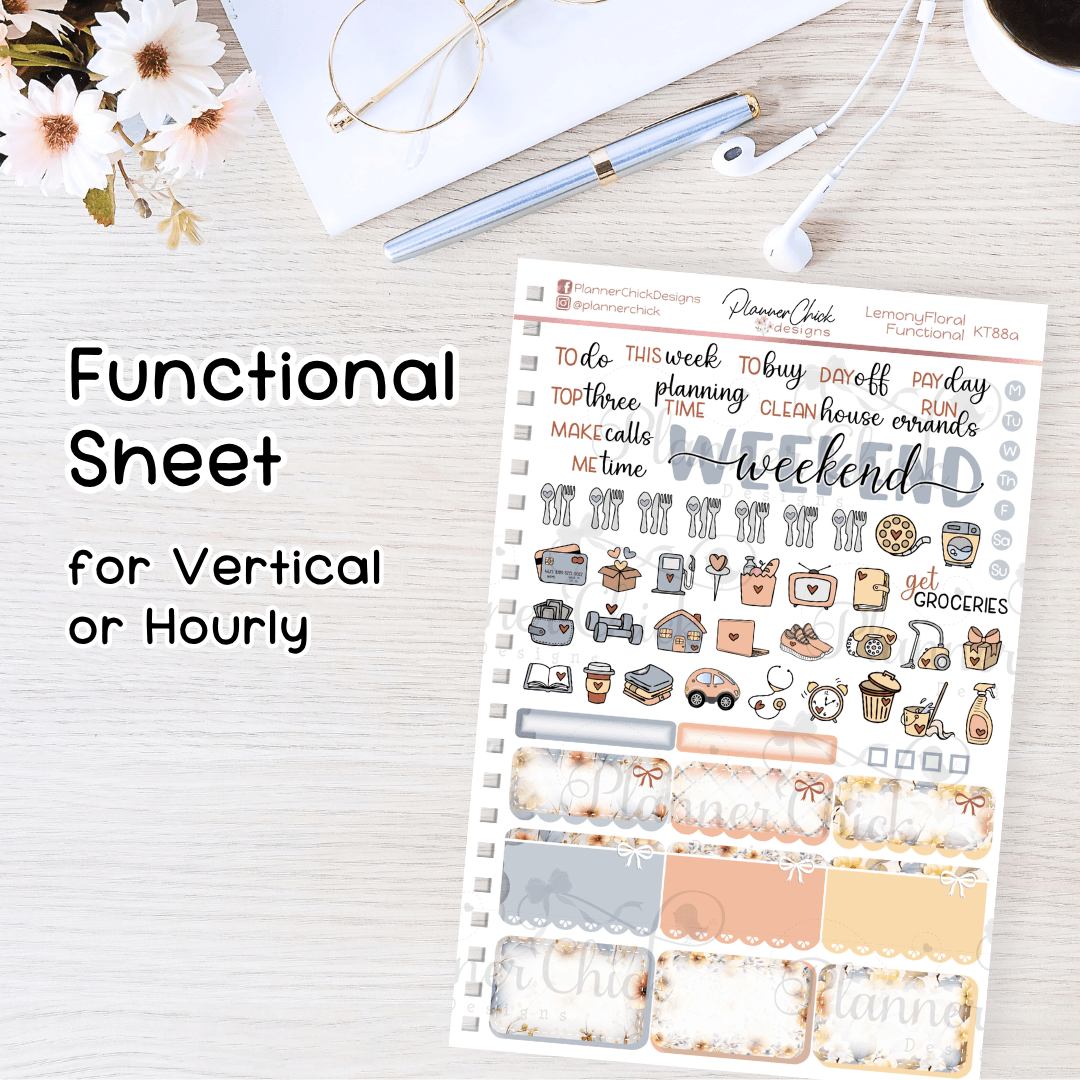 Lemony Floral ~ Mini Kits
