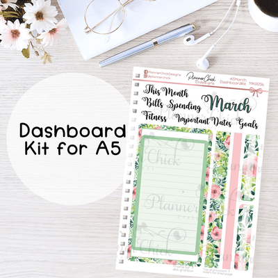 Monthly & Dashboard Kits ~ Spring Day (for March)