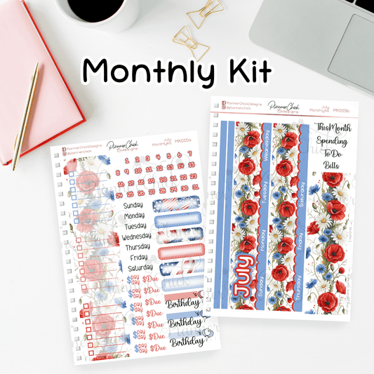 Monthly Kit for 7x9" ~ July