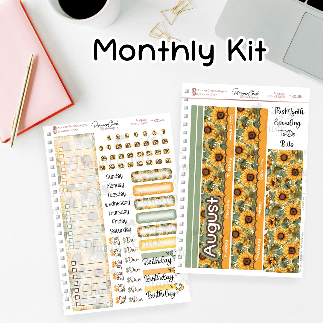 Monthly & Dashboard Kits ~ Crisp Autumn (for October)