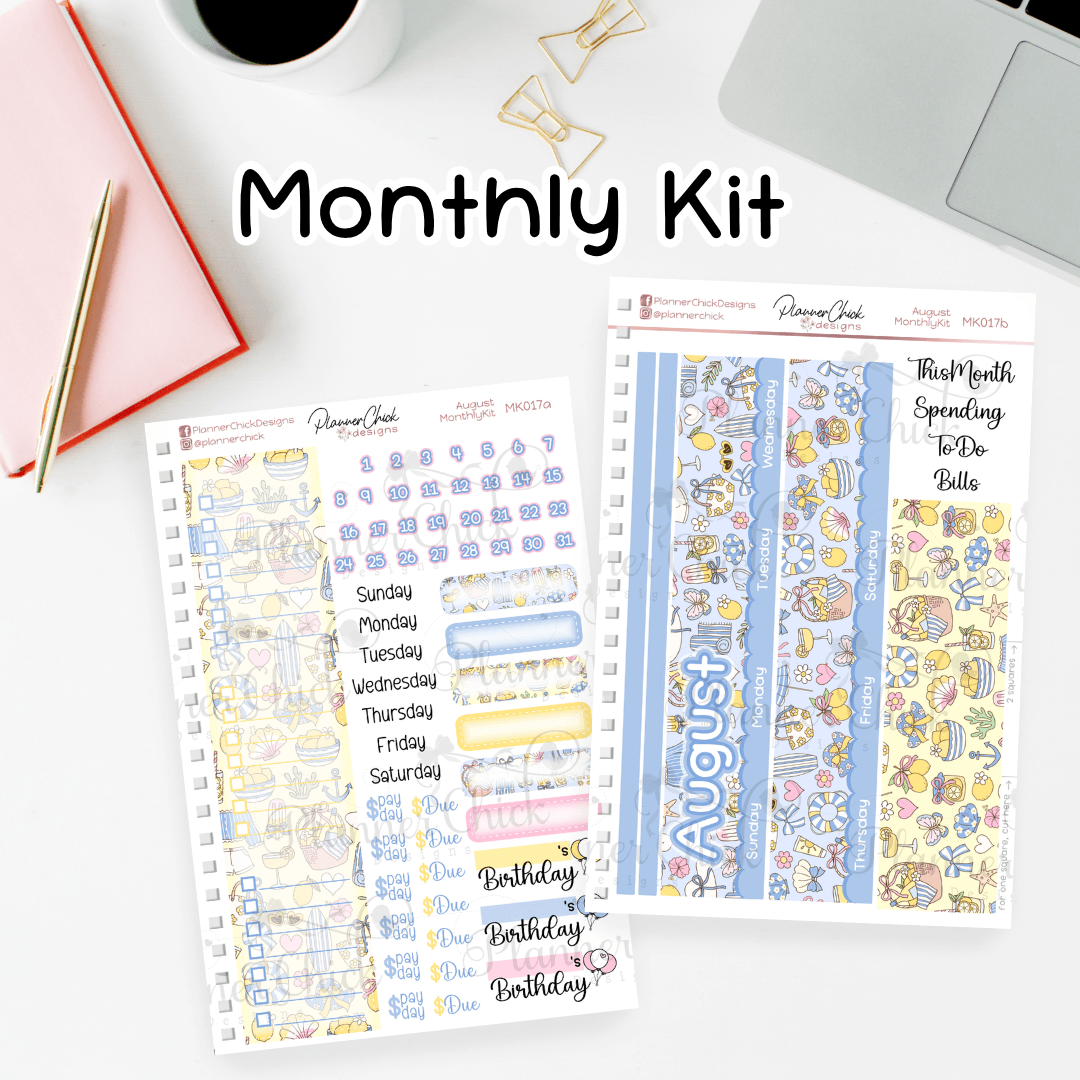Monthly Kit for 7x9" ~ August
