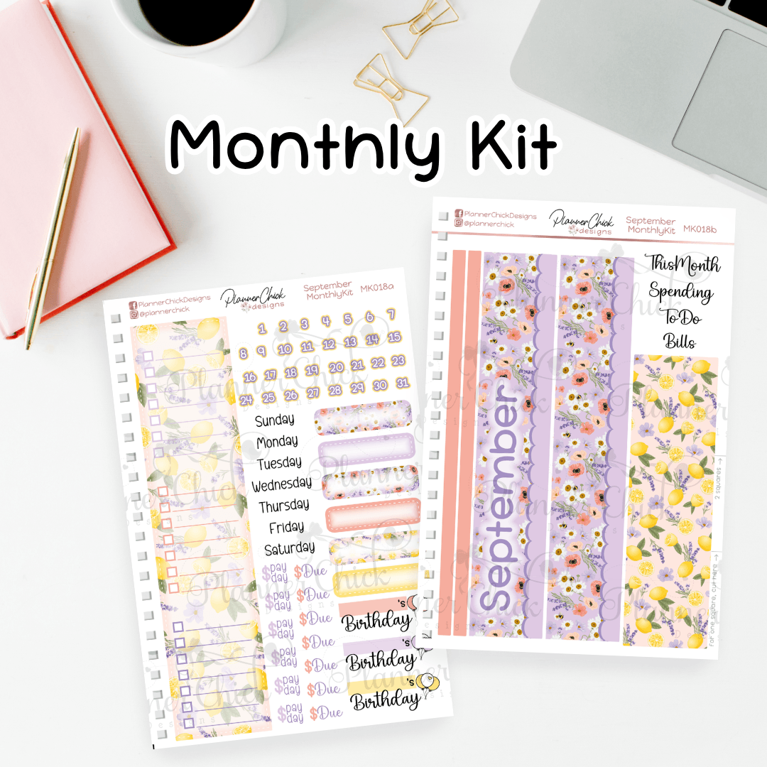 Monthly Kit for 7x9" ~ September