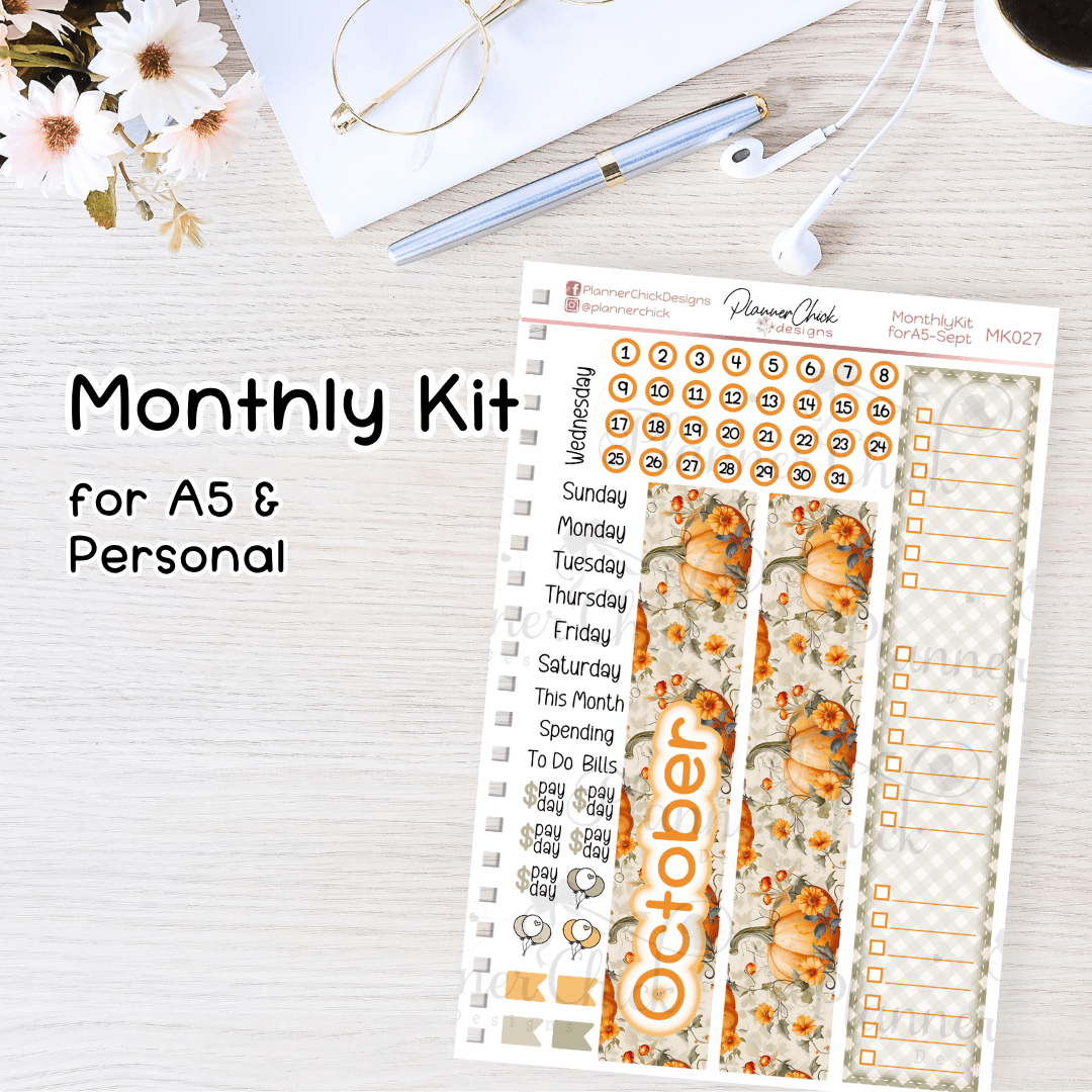 Monthly Kit for A5 ~ October