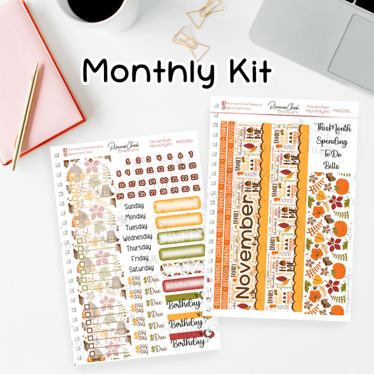 Monthly Kit for 7x9" ~ November