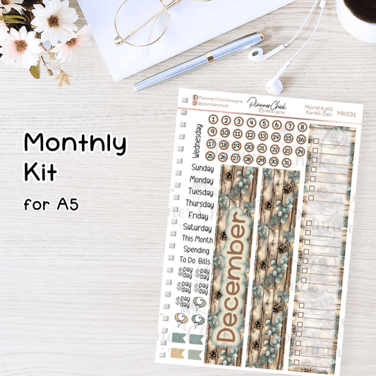 Monthly Kit for A5 ~ December