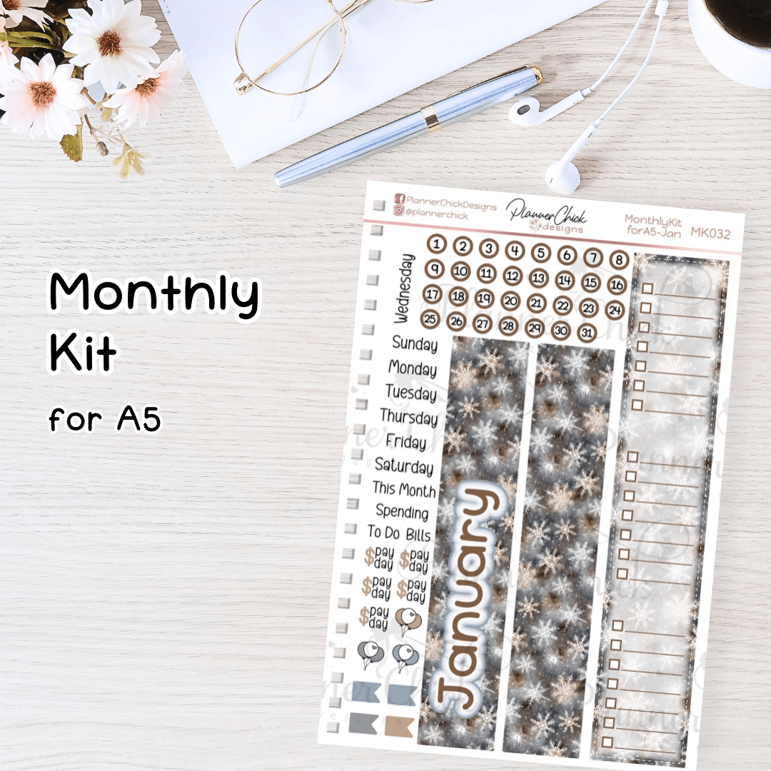 Monthly Kit for A5 ~ January