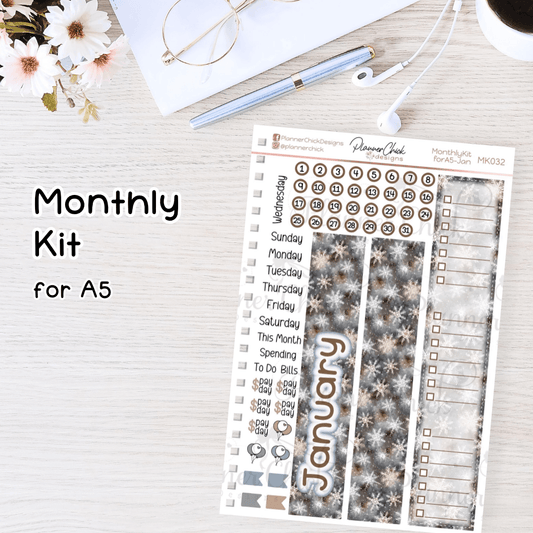 Monthly Kit for A5 ~ January