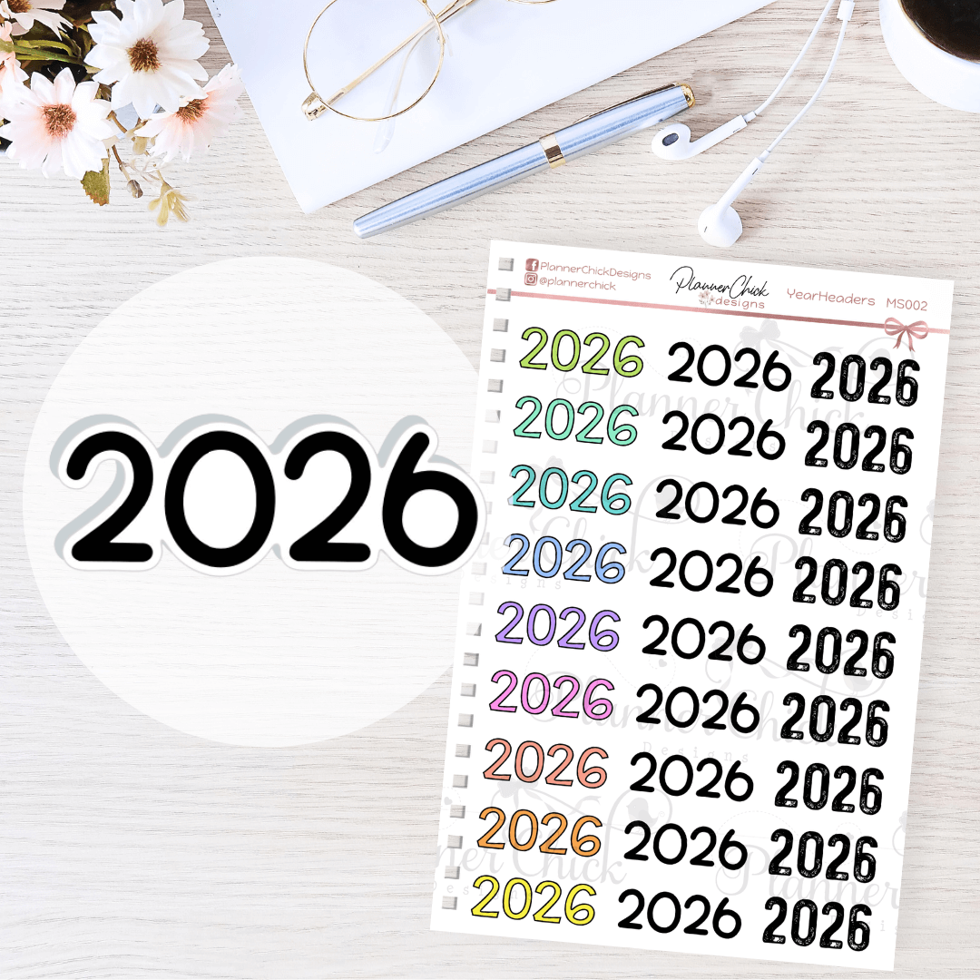 Year Headers ~ 2026