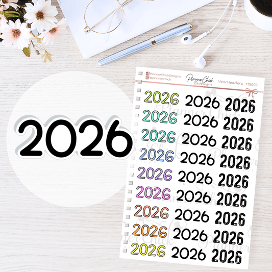 Year Headers ~ 2026