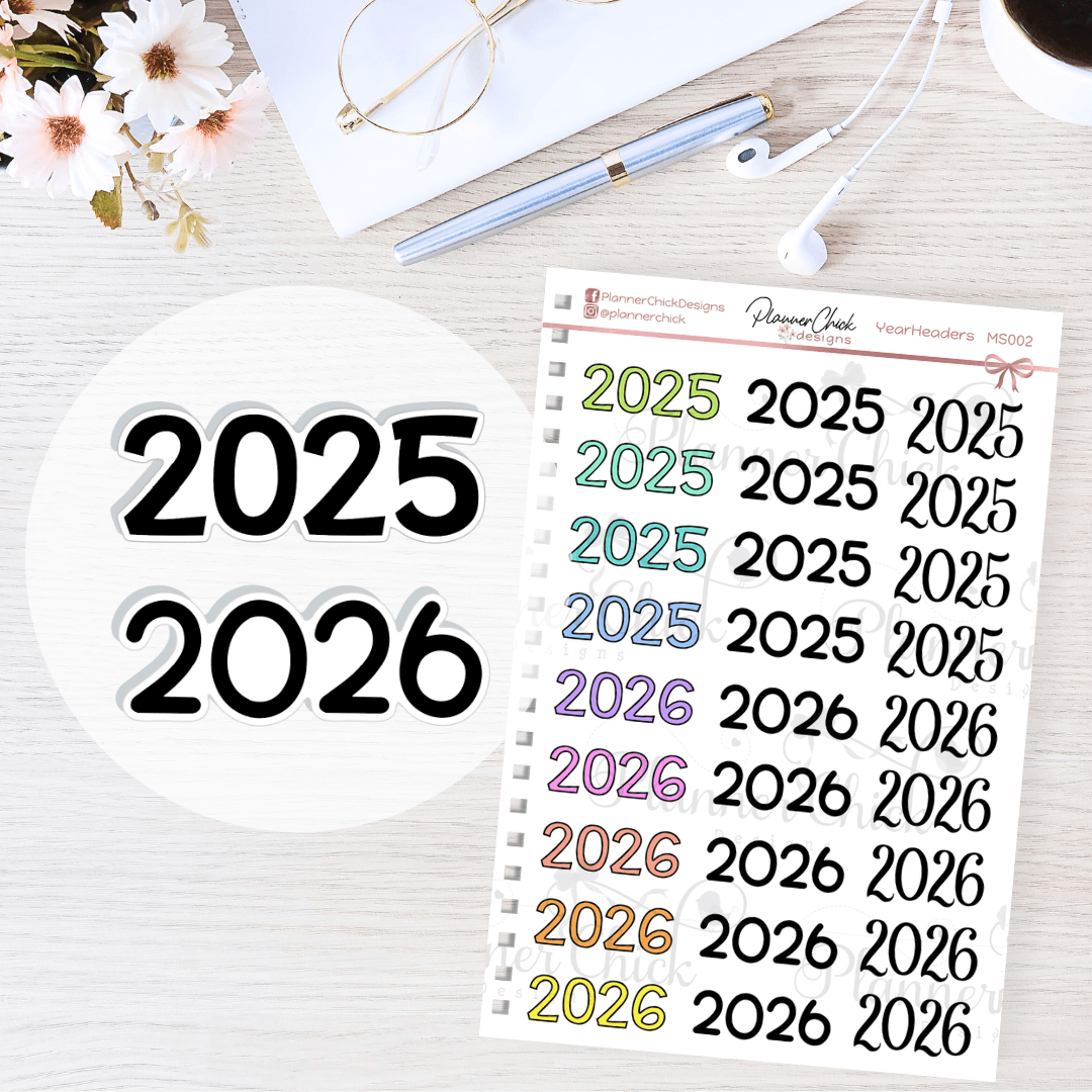 Year Headers ~ 2025/2026