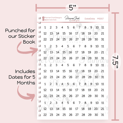 Date Dots for Date Covers