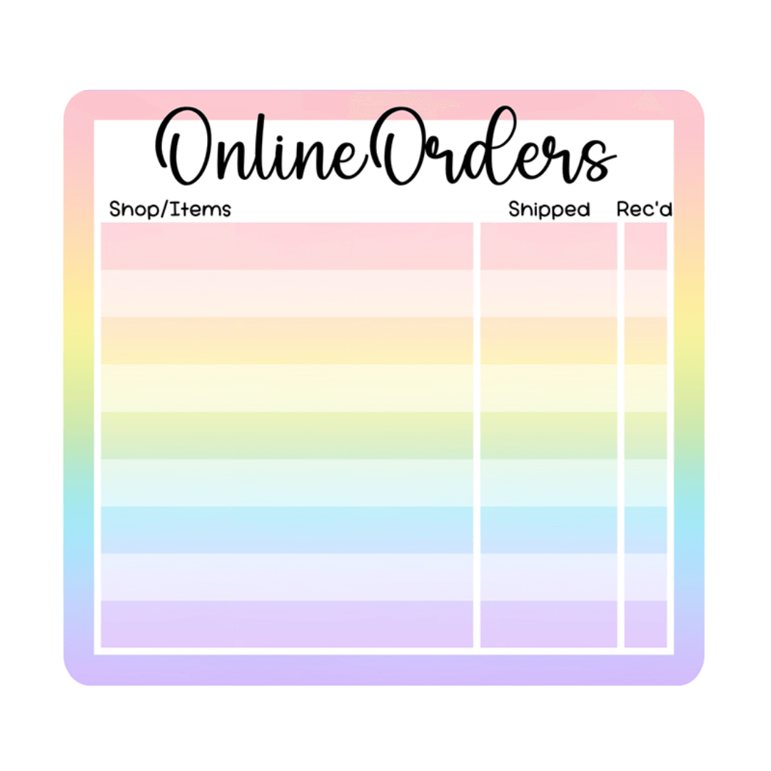 Dashboard Tiles ~ Online Orders