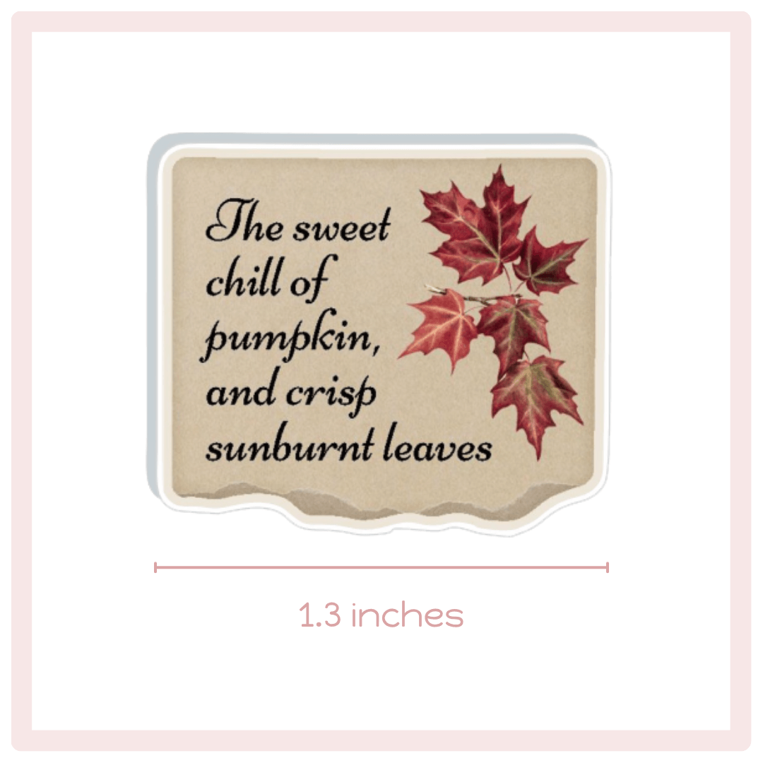 Autumn Quotes Planner Stickers