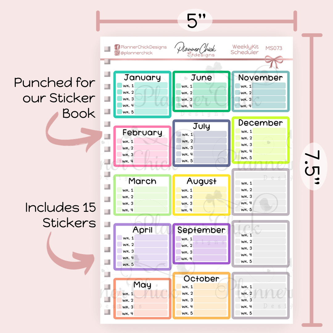 Weekly Kit Planning Stickers