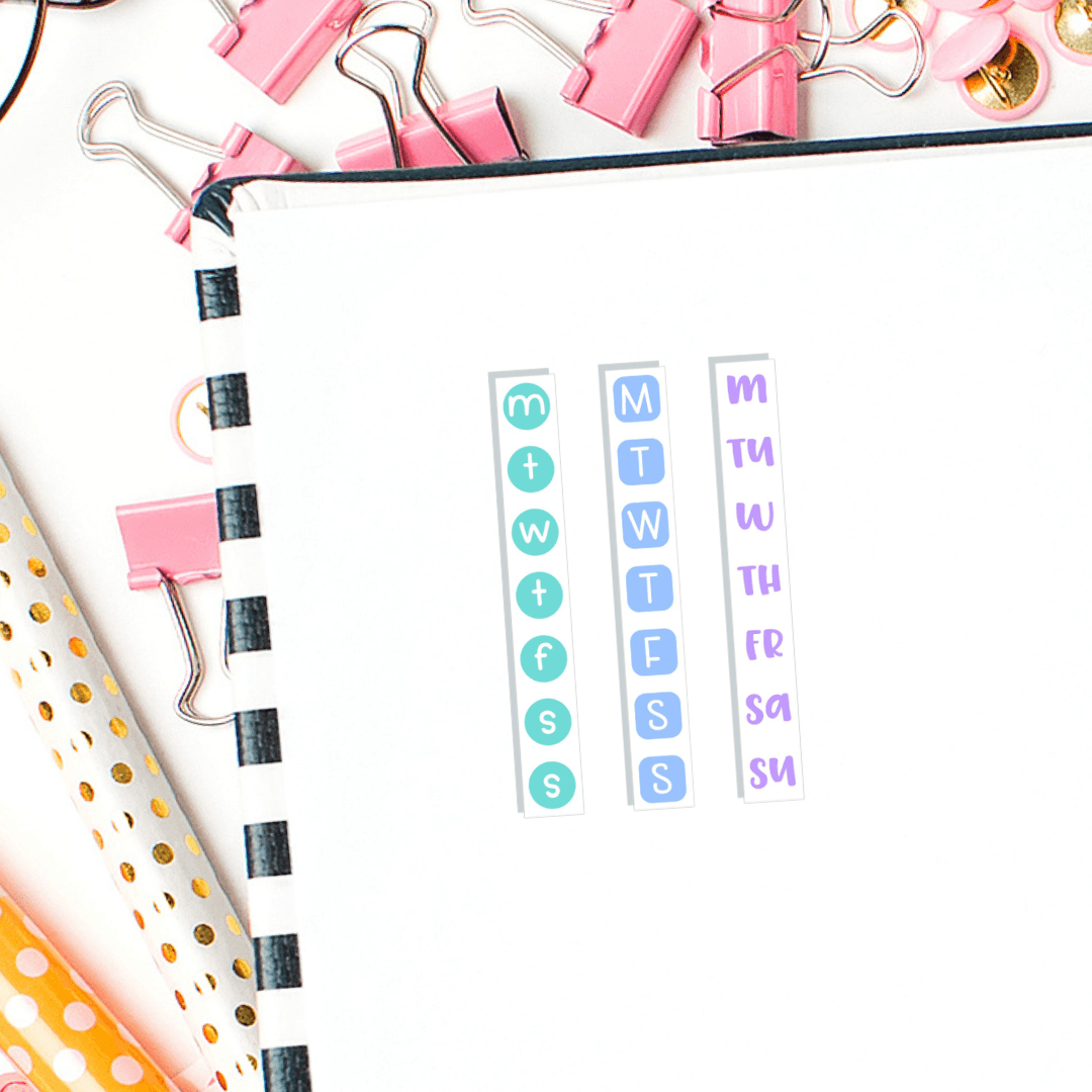 Weekly Strips Planner Stickers