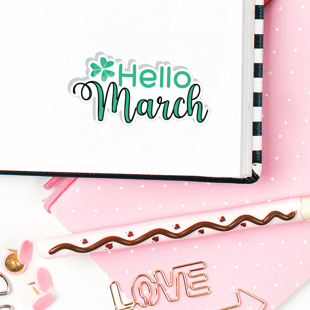 Hello Month 2 Hello Months Planner Stickers – PlannerChickDesigns