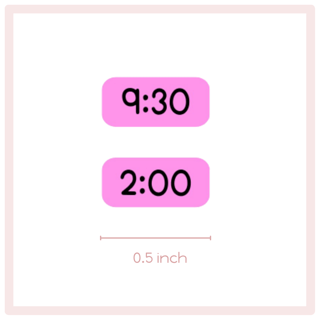 Appointment Times Planner Stickers