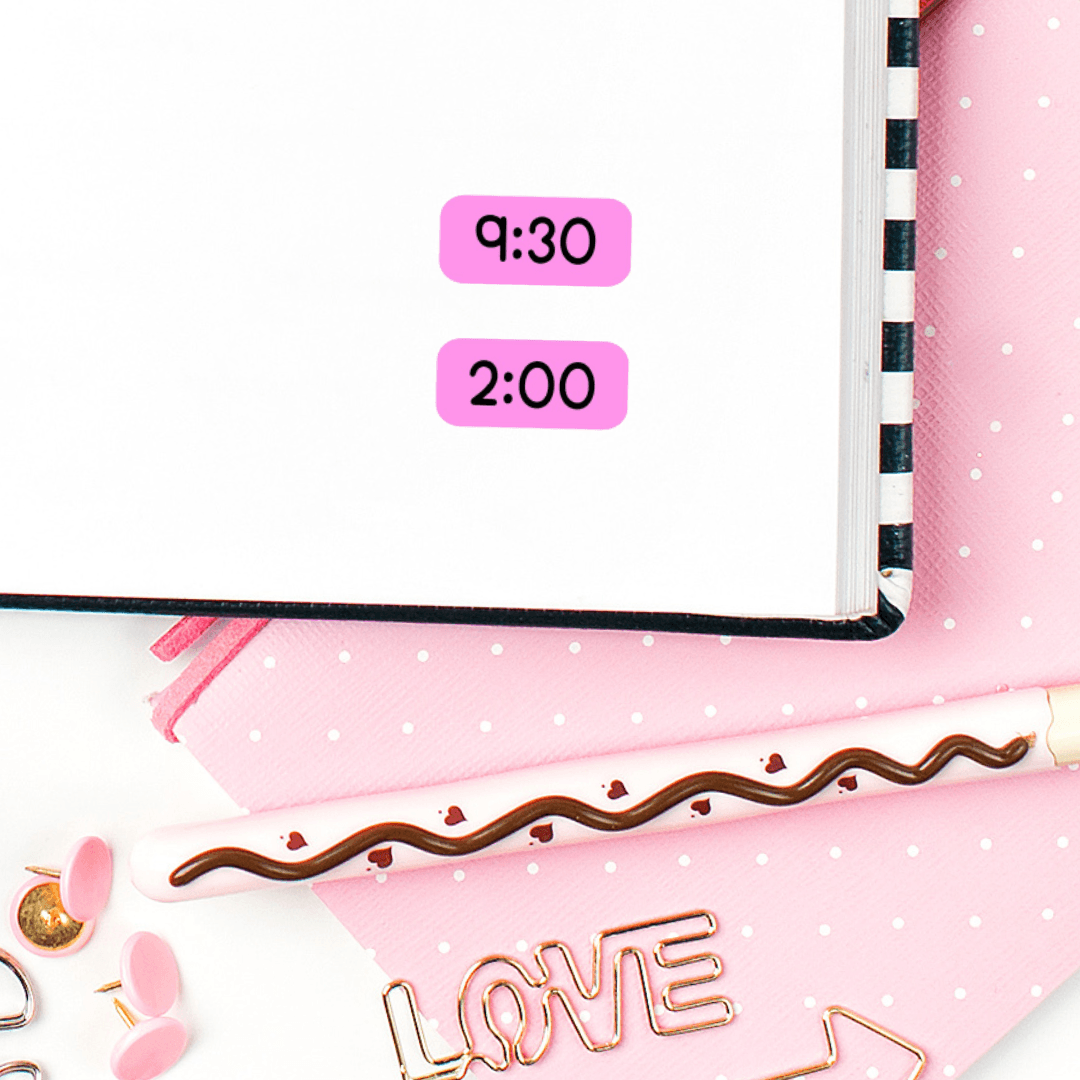 Appointment Times Planner Stickers