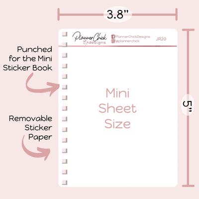 Mini Stickers ~ Work Hours – PlannerChickDesigns