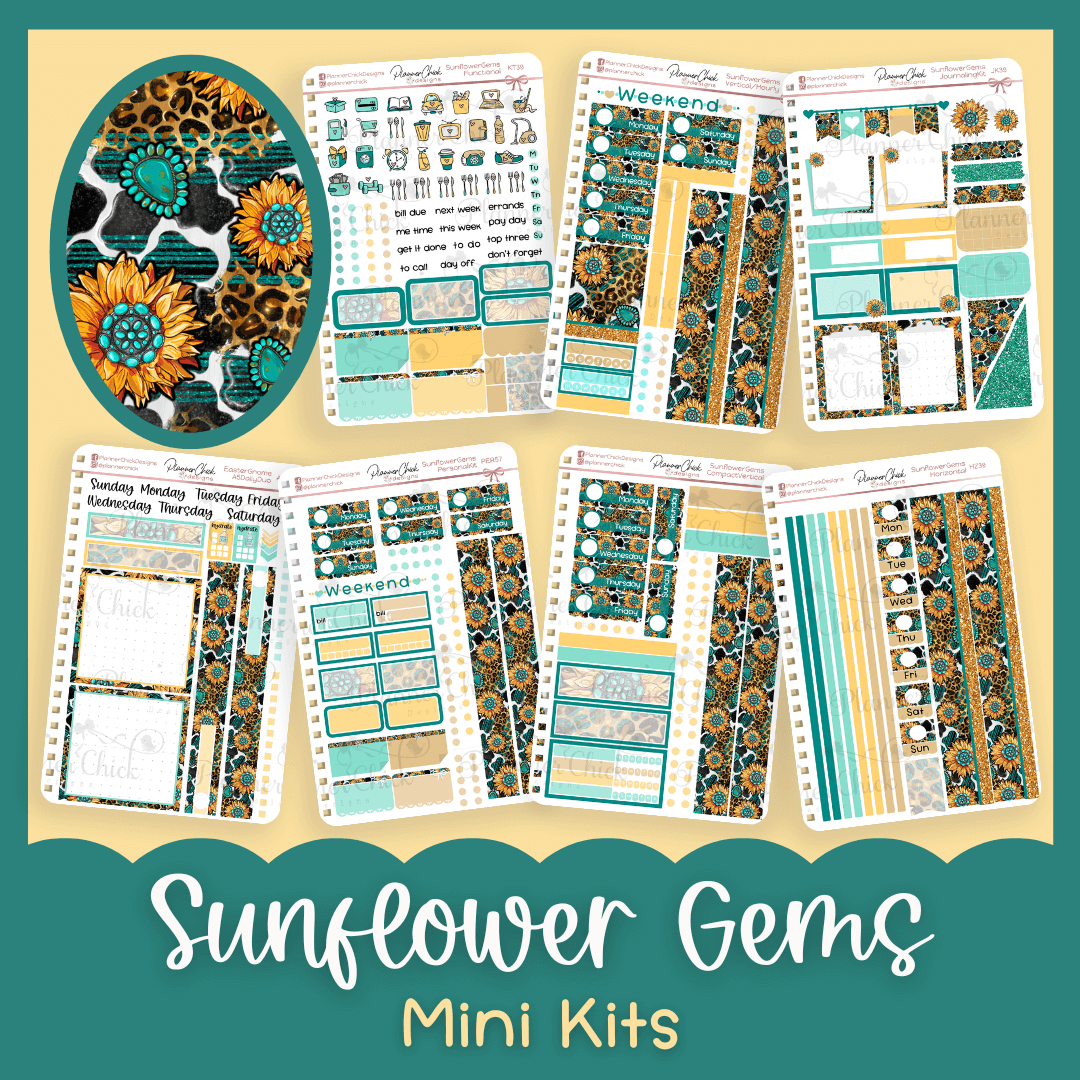 Sunflower Gems ~ Mini Kits
