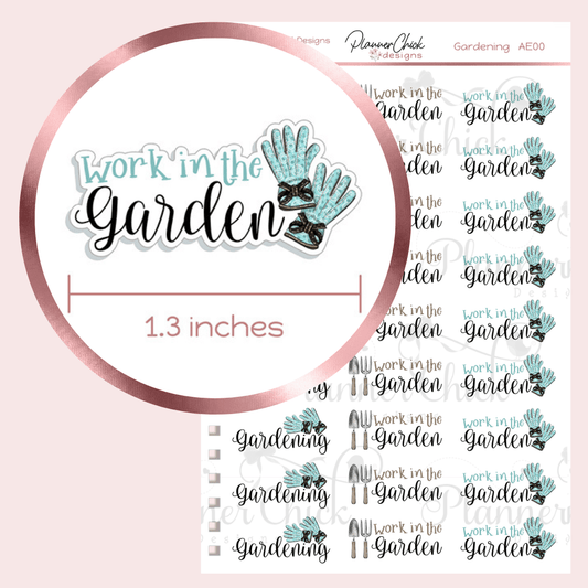 Gardening Planner Stickers