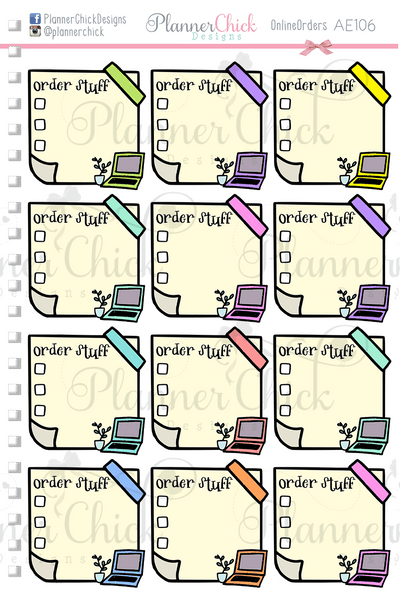 Doodle Girl ~ Order Stuff Checklists
