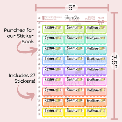 Exam Quarter Boxes
