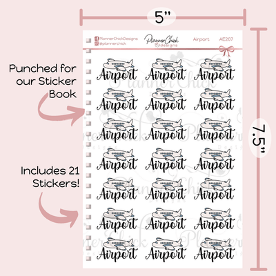 Airport Planner Stickers