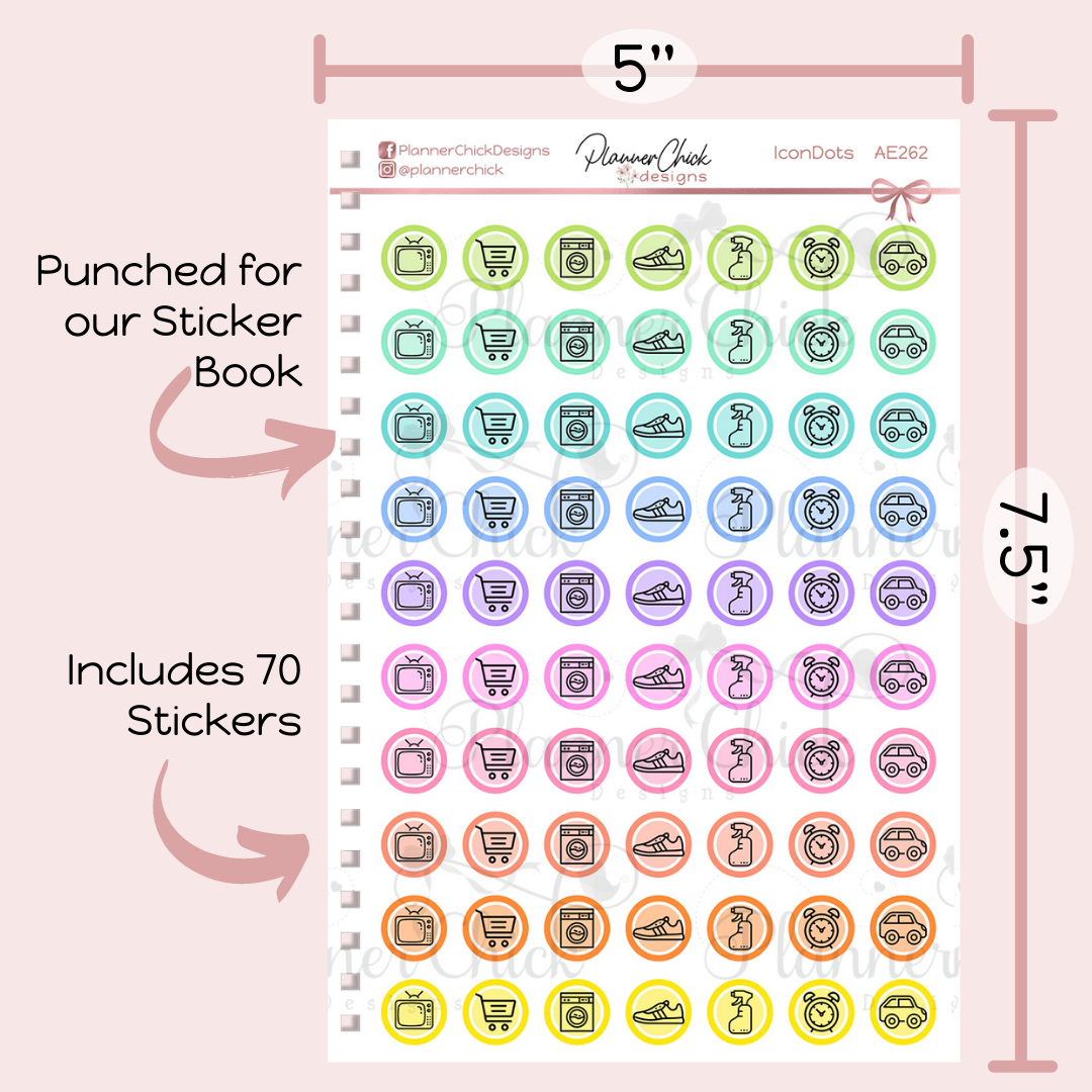 Icon Dots Planner Stickers