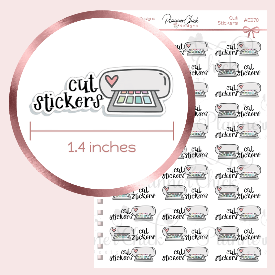 Cut Stickers Planner Stickers