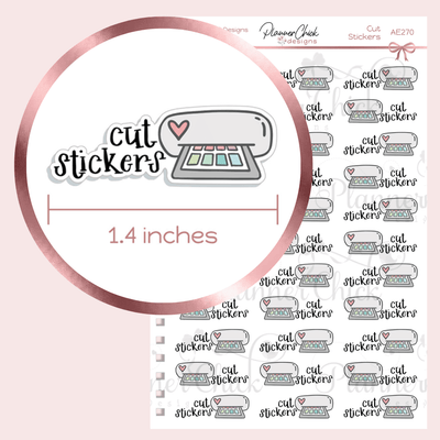 Cut Stickers Planner Stickers