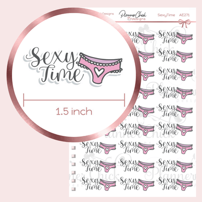 Sexy Time Planner Stickers