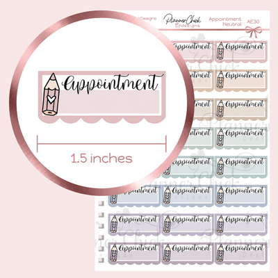Appointment Planner Stickers