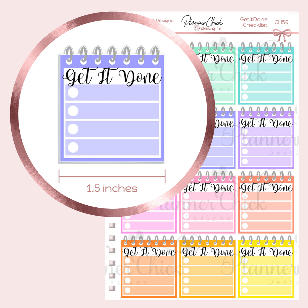Get It Done Checklists