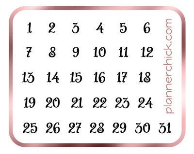 Date Dots - FREE with Any Kit!
