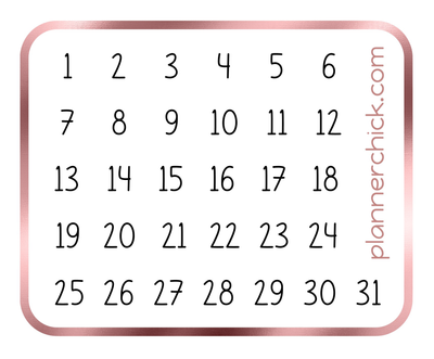 Date Dots - FREE with Any Kit!