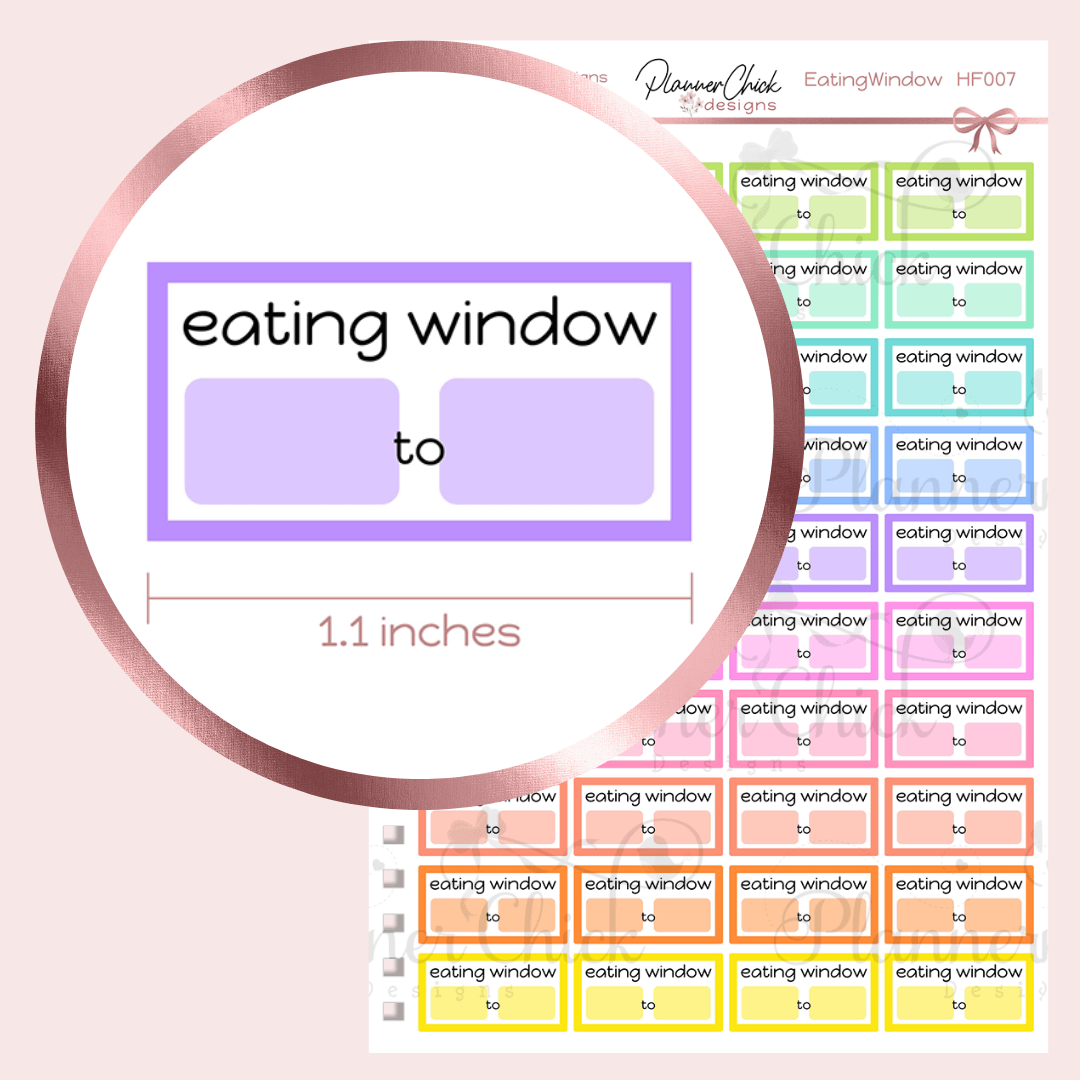 Intermittent Fasting - Eating Window