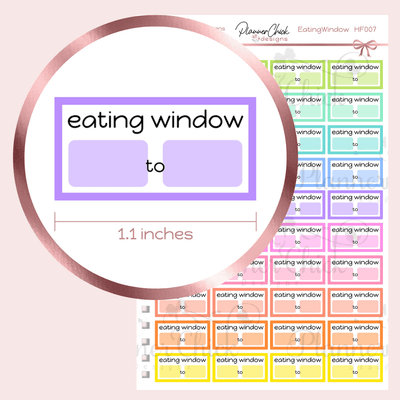 Intermittent Fasting - Eating Window