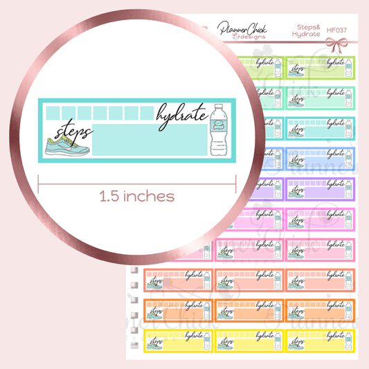 Steps & Hydrate Tracking