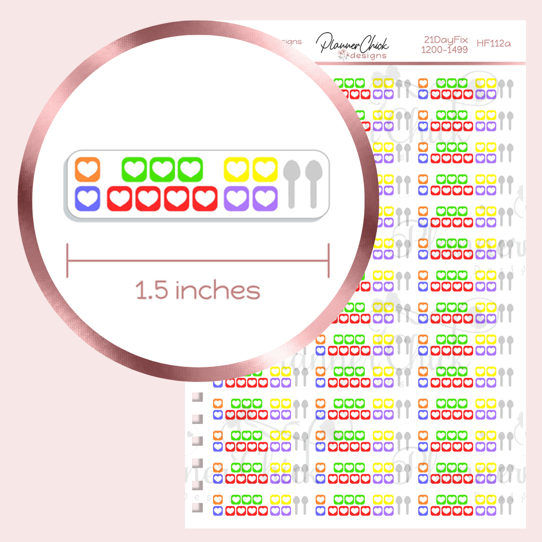 21 Day Fix Containers Checklist ~ Ultimate Portion Fix