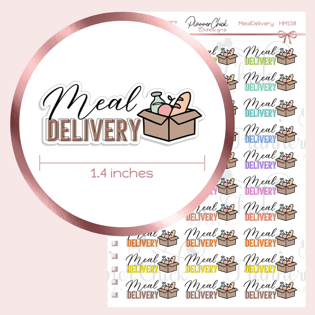 Meal Delivery Planner Stickers