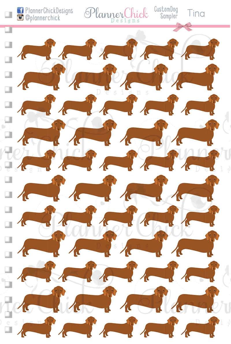 Customized Dog Breed Stickers