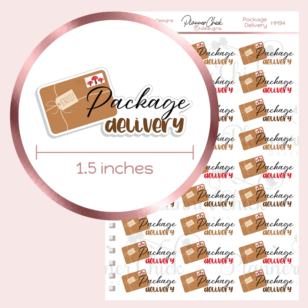 Package Delivery Planner Stickers