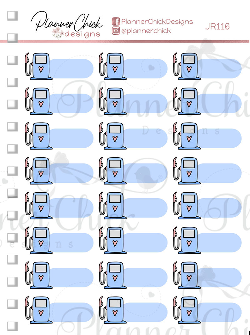 Mini Stickers ~ Color Coded Spending Trackers – PlannerChickDesigns
