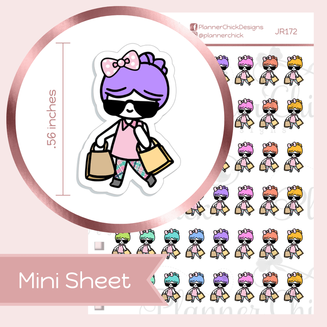 Doodle Girl Minis ~ Errands/Shopping