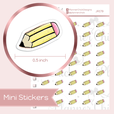 Mini Stickers ~ Pencils