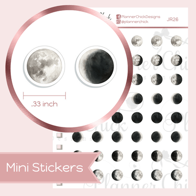 Mini Stickers ~ Moon Phases