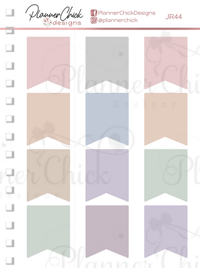 Neutral Shapes ~ Mini Stickers